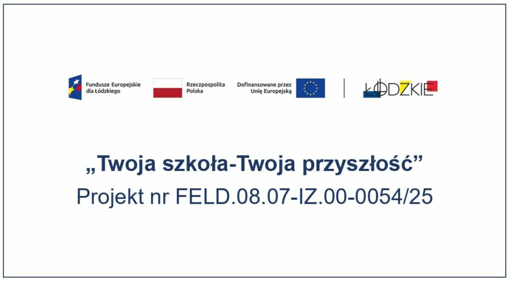 tablica z nazwą projektu